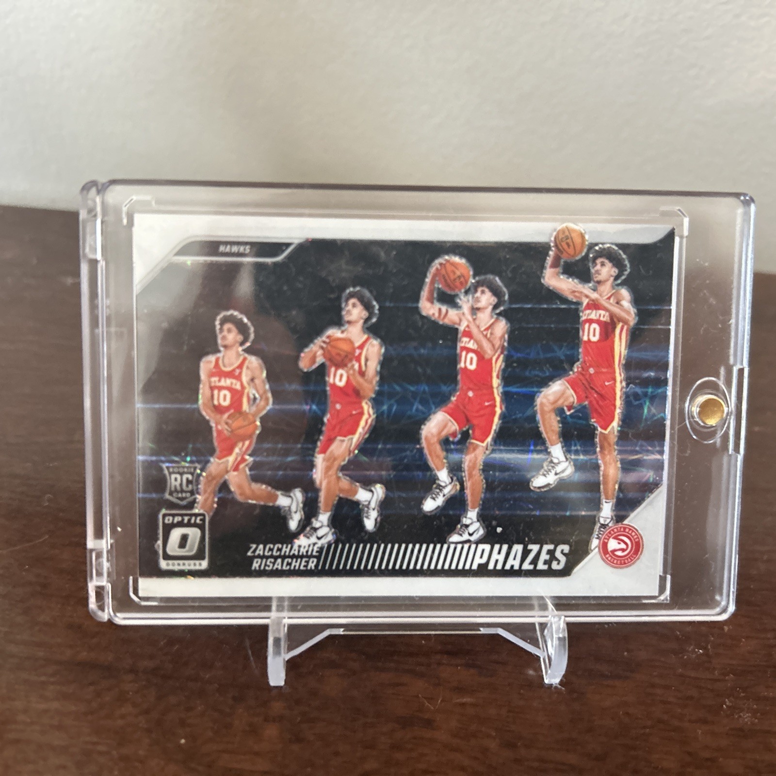 2024-25 Donruss Optic Zaccharie Risacher Phazes SSP - CASE HIT - Rookie Card #21