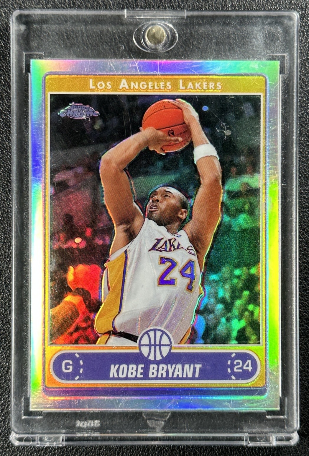 KOBE BRYANT 2006-07 TOPPS CHROME BASKETBALL #129 REFRACTOR LAKERS
