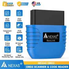 NEXAS NexLink Bluetooth OBD2 Scanner Auto Diagnostic Code Reader for Android IOS