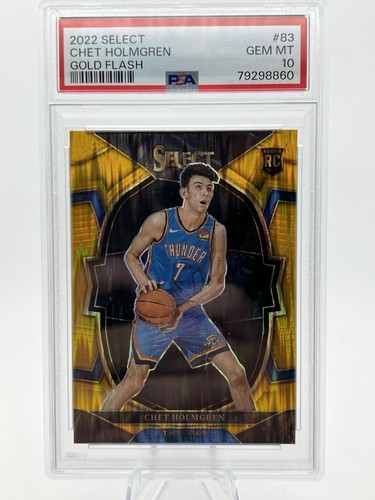 Chet Holmgren [Gold] #83 2022 Panini Select card