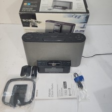 Sony ICF-CS10iP Dream Machine iPod iPhone Dock FM/AM Clock Radio Tested