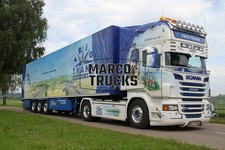 LKW Foto Scania R 620 Kofferauflieger Deutschland weiß TRIO-TRANS LOGISTI #i1eh