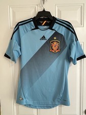 Adidas España RFCF Spain Soccer Away Jersey S Blue Campeones 1964 De Europa 2008