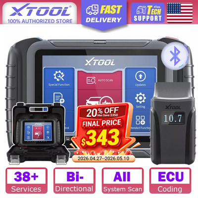 XTOOL D8 BT Auto Bi-Directional Diagnostic Tool Scanner ECU Coding Topology