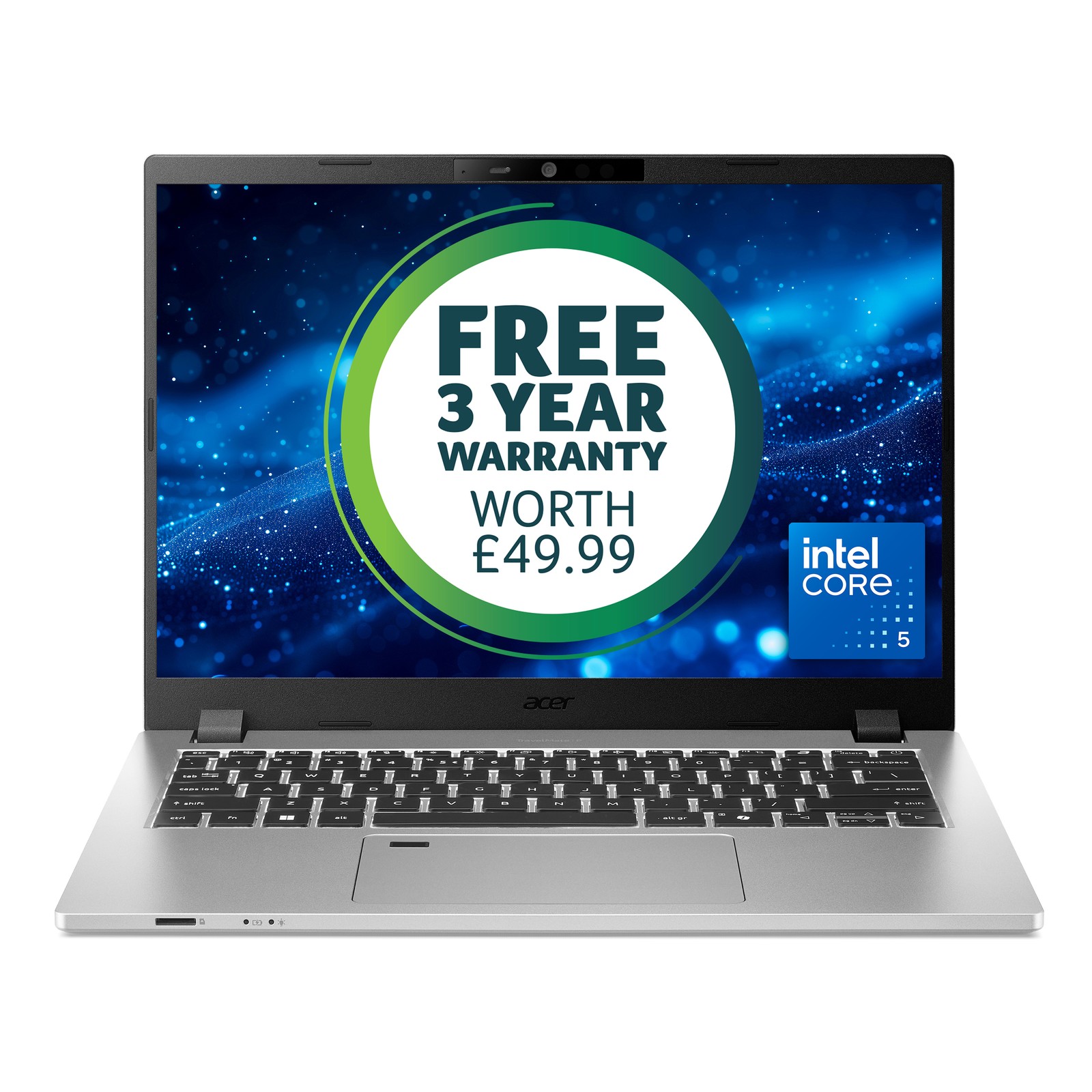 Acer TravelMate P2 14 P214-56-TCO 14"" WUXGA Core 5 16GB 512GB W11P Notebook