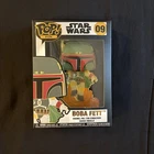 Funko Pop Pin 4” Star Wars BOBA FETT #09 Enamel Pin Disney