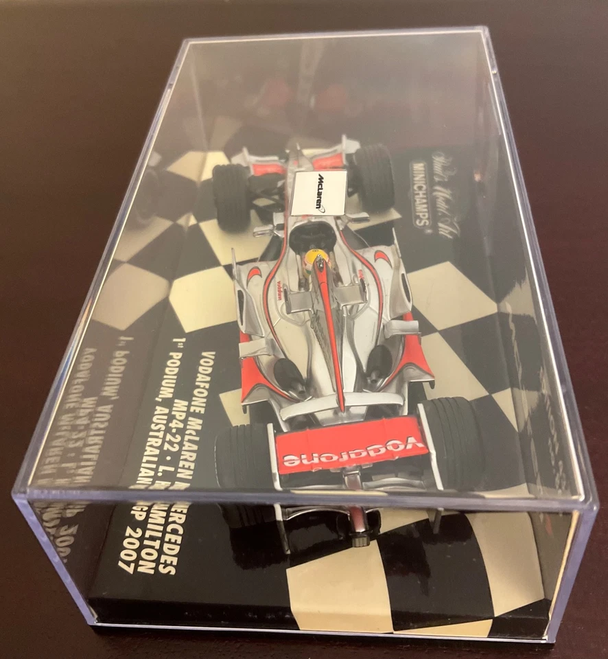 Minichamps 1:43 McLaren Mercedes MP4-22 1st Podium Australia 2007 NIB Rare - Image 4 of 4