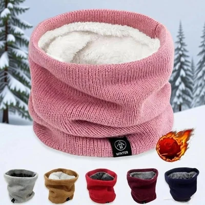 Thermal Fleece Snood Neck Warmer Scarf Warm Winter Ski For Men Women Gifts UK