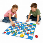 Giant Snakes & Ladders Board Game Set 90cm Mat Indoor Outdoor Kids Garden Toy