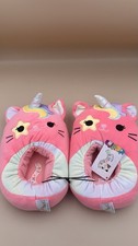 Squishmallows Unisex Youth Slip On Soft Cozy Plush Slippers Size: 6/7