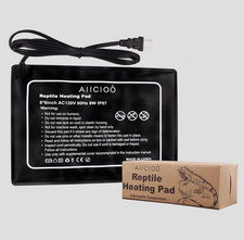 Aiicioo Reptile Heating Pad - 8W Under Tank Heater Terrarium Heating Mat