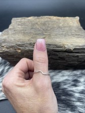 Stunning Unique Handmade 925 Sterling Silver Stackable Band Ring B176