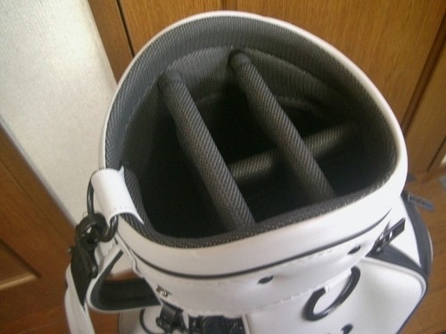 Titleist Standard Golf Bag Smart Design Synthetic Leather Grey Black Japan Mint - Picture 4 of 10