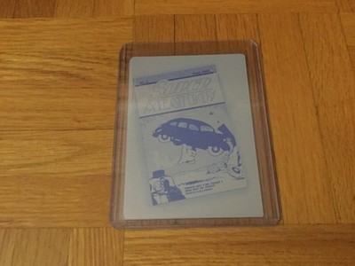 Series 2 #377 Printing Card Plate Limited Run Games Super Meat Boy Metal Card