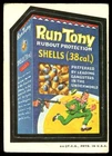 1973 Topps Wacky Packages Series 2 Red Ludlow Back Run Tony Shells SP