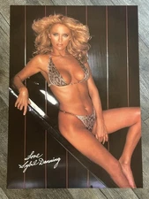 Hot Girl Sexy Babe Vintage Poster SYBIL DANNING Snakeskin Bikini 1981 Pro Arts