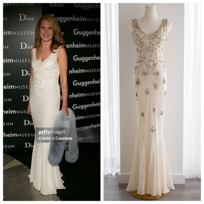 Christian Dior by John Galliano S/S 2005 Embellished White Silk