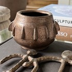 Antique BRONZE Spanish Mortar  3x4 Inch — photo 4