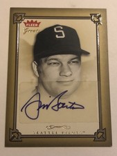 Jim Bouton 2004 Fleer Baseball Greats of the Game Seattle Pilots Auto Autograph