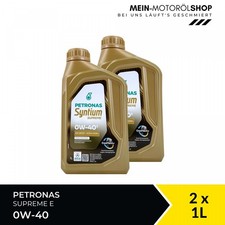 Petronas Syntium Supreme E 0W-40 VW RN0710 MB 229.5 Motoröl 2x1 Liter = 2 Liter