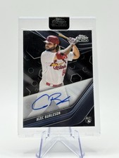 2023 Topps Chrome Black Autographs Alec Burleson #CBA-ABU (AU, RC)