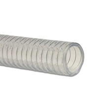 MEGASTEEL Saug- und Druckschlauch transparent f&uuml;r Pumpen, Zisternen, Brunnen etc
