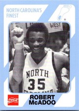 1989-90 Collegiate Collection/Coca-Cola North Carolina's - Bob McAdoo #115