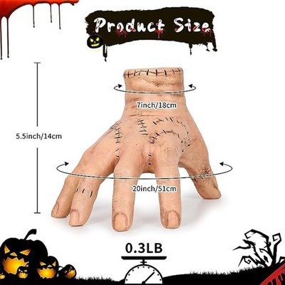 Mano Di Thing Per Halloween – Accessorio Cosplay E Decorazione Horror, Realistico E Leggero, Perfetto Per Feste