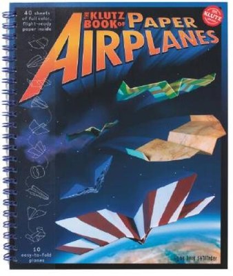 Klutz The Klutz Book of Paper Airplanes Craft Kit - Spiral-bound - GOOD