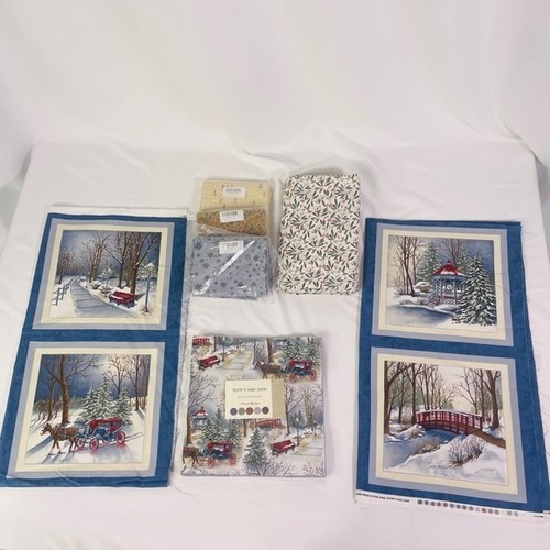 Moda Town Square Holly Taylor Winter Quilt Kit Fabric Bundle 9.75 yds Layer Cake