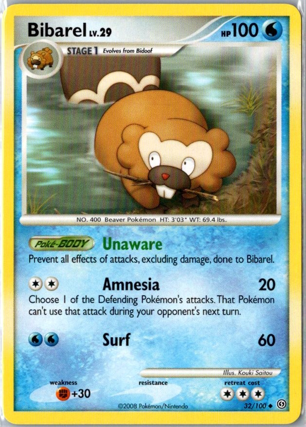 Bibarel 32/100 Uncommon Stormfront LP