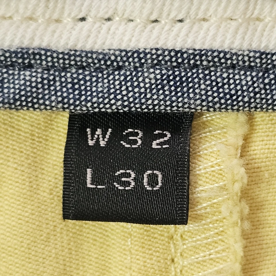 J. Crew 770 Straight Fit Core Stretch Chino Pants Mens Sz 32 X 30 Yellow Twill - Image 4 of 4