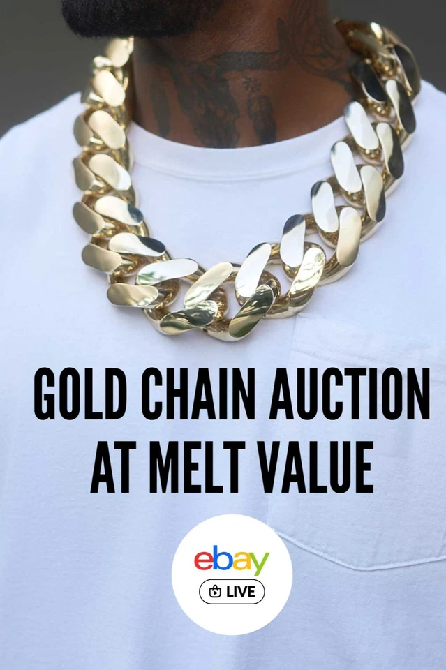 💰 Gold Chain Auction | Starting at Melt Value! 🔥