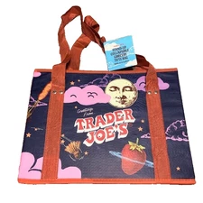 Trader Joe's Stand Up Collapsible Grocery Shopping Tote