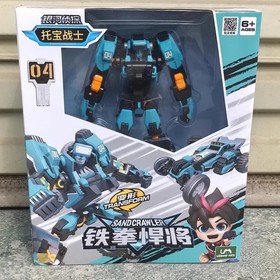 Color Box Tobot Transform Car Action Doll MINI Warrior Car Children's Gift
