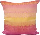 MISSONI CUSHION COVER 21% SILK EMBOSSED 16x16 in 40x40cm DOUBLESIDE SALENTO 159