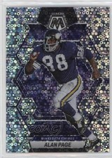 2023 Panini Mosaic No Huddle Silver Mosaic Prizm Alan Page #156 HOF 16wc