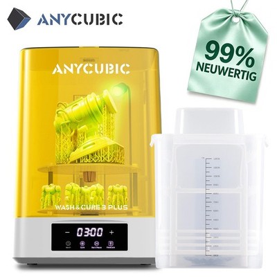 99% neuwertig ANYCUBIC Wash and Cure 3 Plus UV Gerät für LCD DLP SLA 3D Drucker