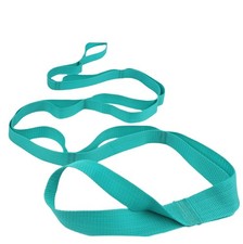 Stretching Strap Yoga Strap Exercise Pilates Gymnastics 10 Loops Non-Elastic Ban