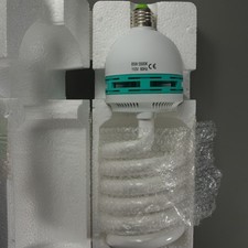 Square Perfect brand 85w Photo Fluorescent Spiral Studio Light Bulb 5500k