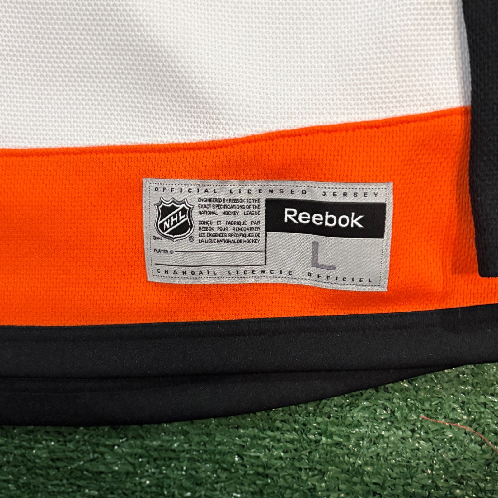 Mark Streit Philadelphia Flyers Reebok Premier Anniversary Jersey - Sz. L thumbnail 7