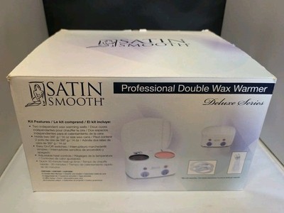 SATIN SMOOTH Double Wax Warmer Deluxe Series Professional Spa Heater NEW 