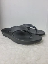 Oofos OOriginal Men’s Size 12 Black Rubber Comfort Recovery Sandals
