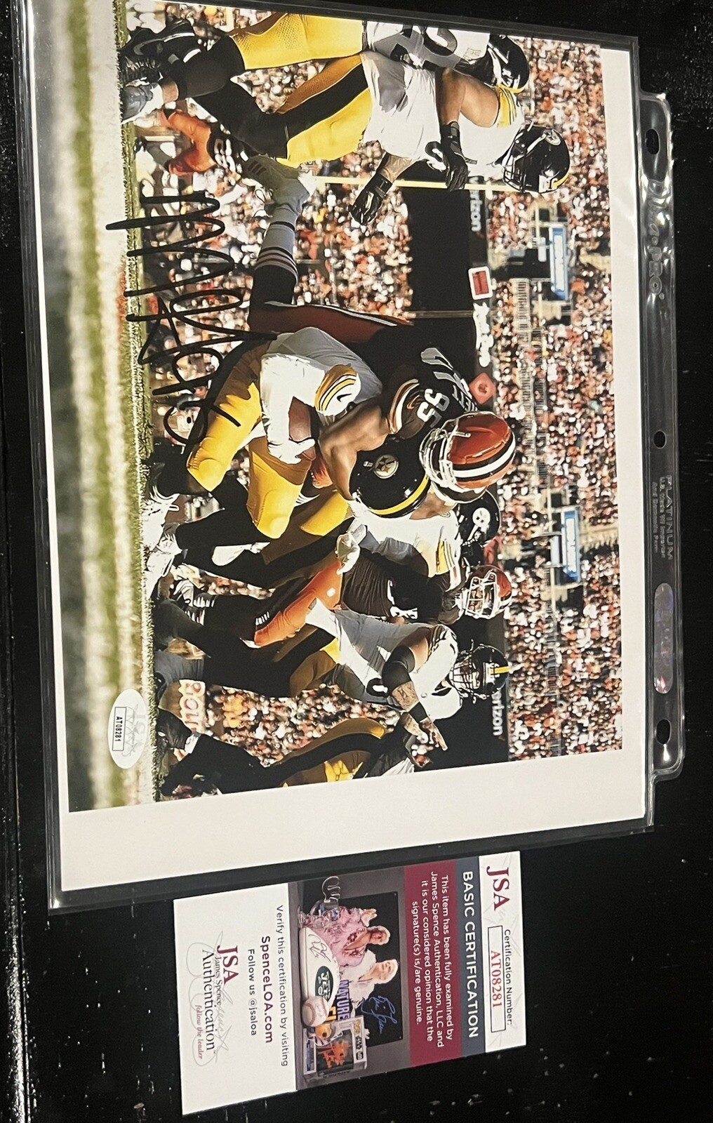 Mylese Garrett Autographed Signed Cleveland Browns Myles Garrett 8x10 Photo JSA COA 