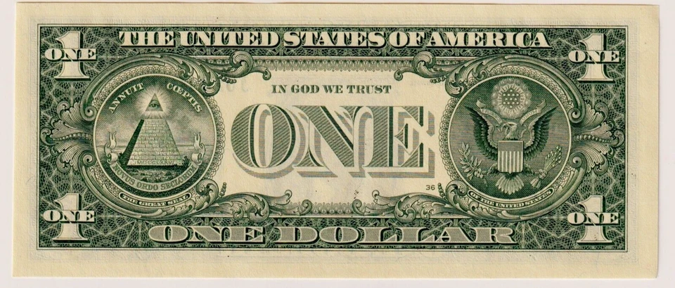 USA  $1 Federal Reserve 2017 P-544 "J" Kansas MO - UNC Star / Replacement Note - Image 3 of 4