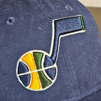 Utah Jazz New Era Dad Hat Cap NBA 9Twenty 920 Adjustable Navy Blue Embroidered Utah Jazz New Era Dad Hat Cap NBA 9Twenty 920 Adjustable  main image 2