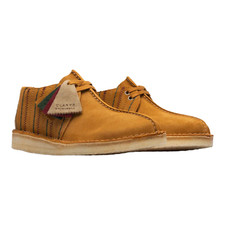 Mens Clarks Desert Trek - Dark Ochre Suede, Size 9 US 261 74507 