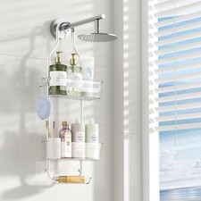 3-Stufige Duschkabine Bad Organizer Chrom Regale Badewanne