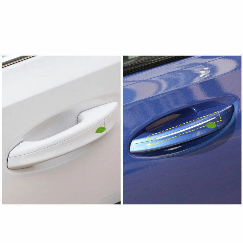 Cubierta de manija de puerta lateral exterior de acero cromado apta para Cadillac CT5 2019-2020 Foto 3 de 4