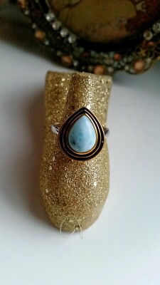 Larimar Silberring°.